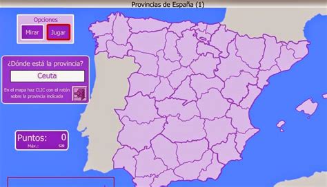 juegos de provincias españa|Juegos interactivos para aprender las provincias de。